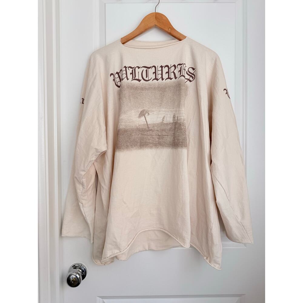 Kanye West YZY Yeezy Gosha Vultures Long Sleeve Shirt Volume 1 Album Size 3